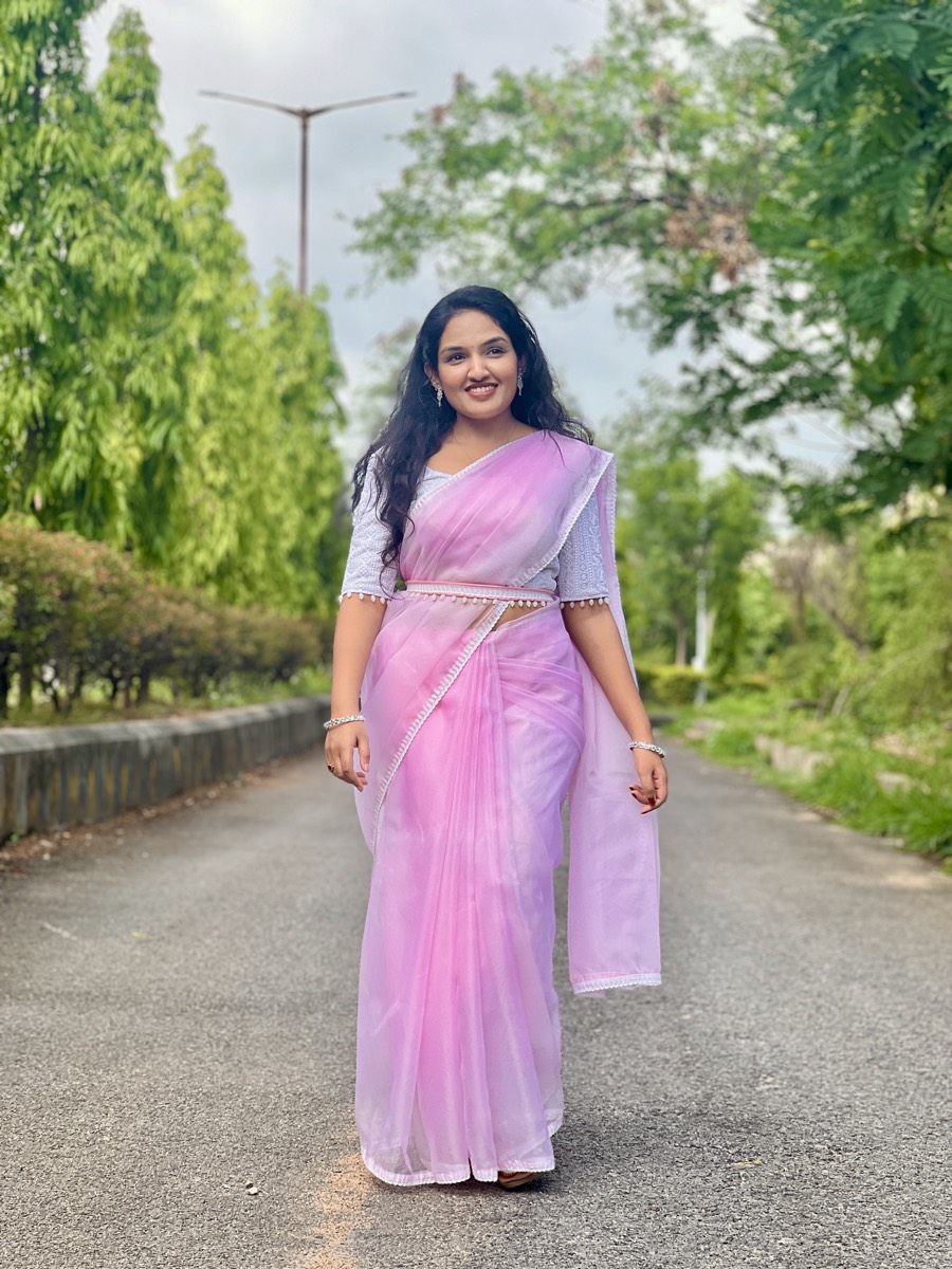 Pure Linen Cotton Saree