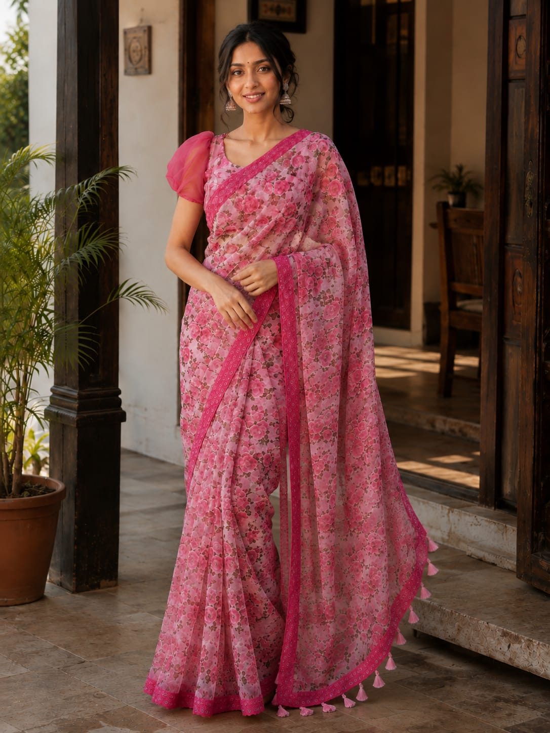 Pink Petal Muse Saree