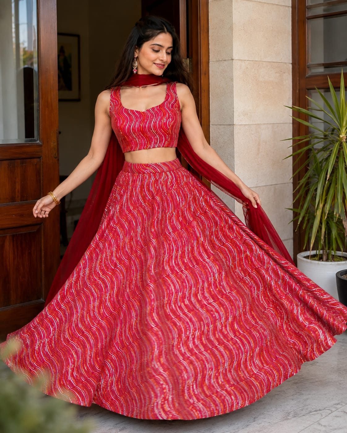 Rosa Royale – Sequin Designer Lehenga