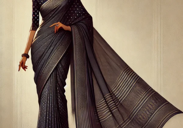 how to wear saree to look thin